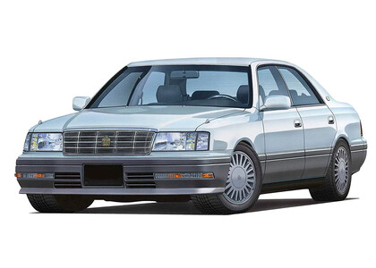 Ворсовые коврики на Toyota Crown (S150) 1995 - 2001 в Самаре