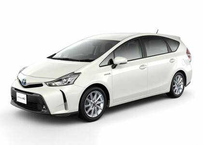 Ворсовые коврики на Toyota Prius Alpha 2011 - 2021 в Самаре