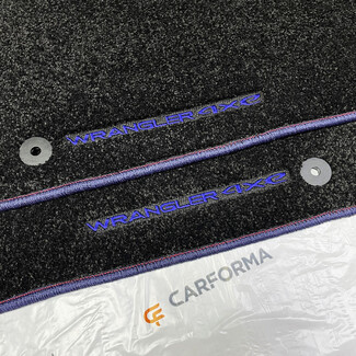 Ворсовые коврики на Jeep Wrangler (JL) 2017 - 2025 в Самаре Ворсовые коврики на Jeep Wrangler (JL) 2017 - 2025 в Самаре