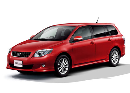 Ворсовые коврики на Toyota Corolla Fielder (E14) 2006 - 2012 в Самаре