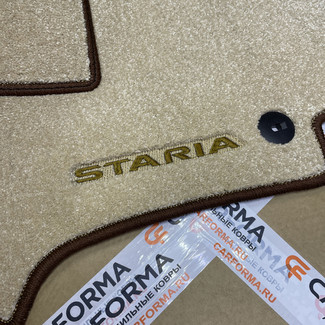 Коврики на Hyundai Staria 9 мест 2021 - 2025 в Самаре