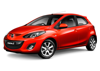 Ворсовые коврики на Mazda 2 2007 - 2015 в Самаре