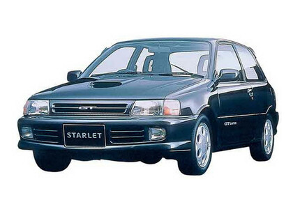 Ворсовые коврики на Toyota Starlet (P80) 1989 - 1995 в Самаре