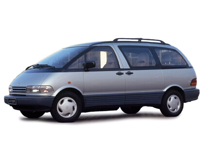 Ворсовые коврики на Toyota Previa (XR10, XR20) 1990 - 2000 в Самаре