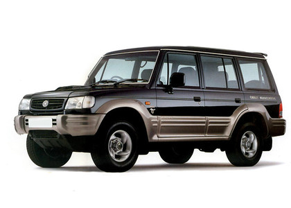 Ворсовые коврики на Hyundai Galloper II 1997 - 2003 в Самаре