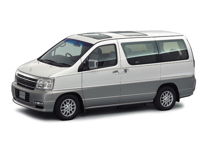 Ворсовые коврики на Nissan Elgrand (E50) 1997 - 2002 в Самаре