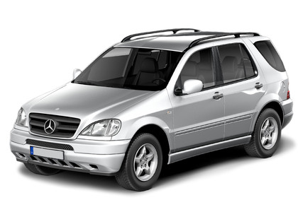 Ворсовые коврики на Mercedes ML (W163) 1997 - 2005 в Самаре